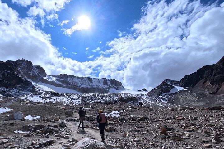 Hike through Bolivian Altiplano and Nevado Charquini from La Paz