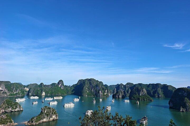 Luxury Day Cruise with Buffet & Limousine Transfer in Halong Bay