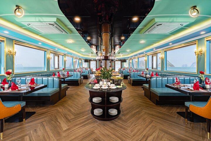5-Star Ha Long Bay Day Cruise Explore Caves, Kayak, Buffet Lunch