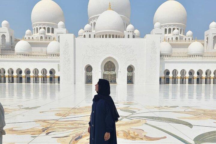 Abu Dhabi Aladdin Tour: Grand Mosque, Etihad, Palace, & Louvre