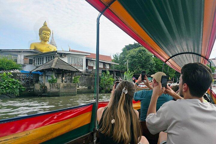 Bangkok Long Boat Canal a Big Buddha and Culture Markets Tour