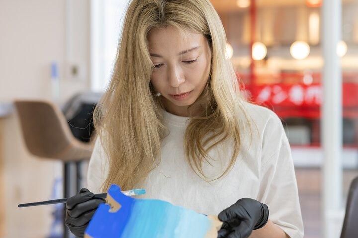 Okinawa Blue Wave Resin Art Class in Naha | Next Day Pickup