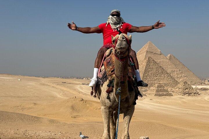 Giza Pyramids, Sphinx and Camel Ride Private Half-Day Tour