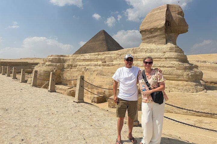 Giza Pyramids, Sphinx and Camel Ride Private Half-Day Tour