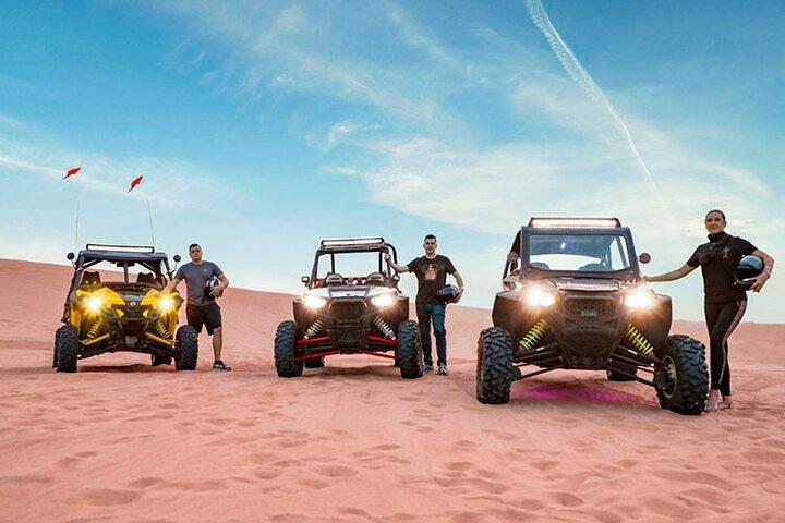 Dune Buggy Tour with Camel and Sand Boarding Abu Dhabi