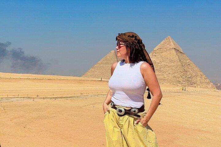 Giza Pyramids, Sphinx and Camel Ride Private Half-Day Tour