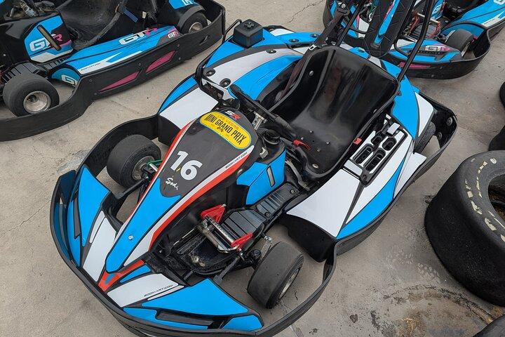 3 Euro High Speed Go Kart Races on the Longest track in Las Vegas