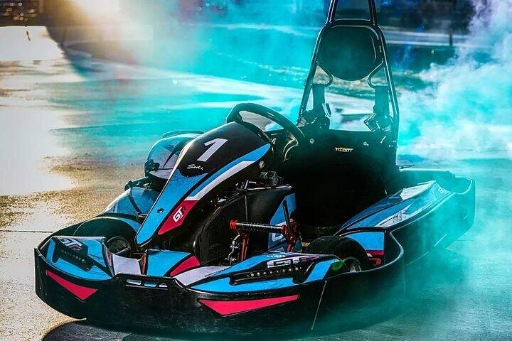 3 Euro High Speed Go Kart Races on the Longest track in Las Vegas