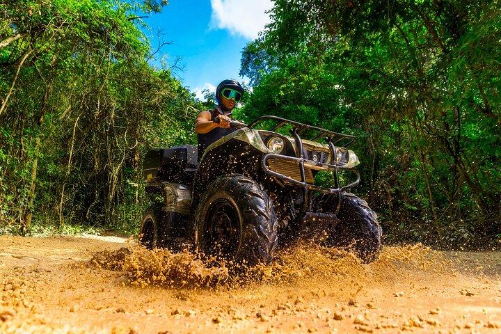 ATV Adventure with Ziplines & Cenote from Playa del Carmen
