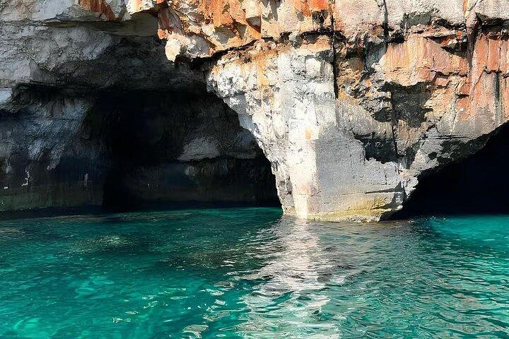 Caves Boat Tour with Aperitif & Swim from Santa Maria di Leuca