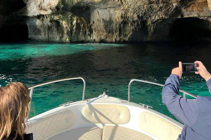 Caves Boat Tour with Aperitif & Swim from Santa Maria di Leuca