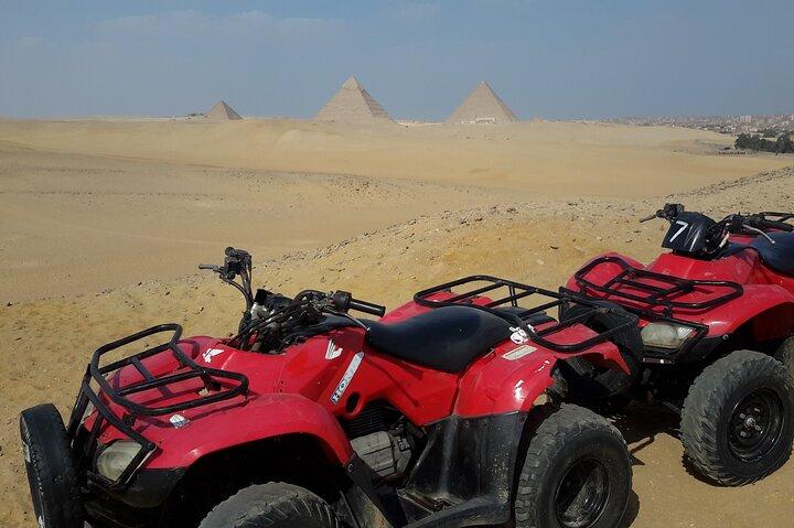 Giza Pyramids,Sphinx,Camel Ride,ATV Bike,Shopping, Dinner cruise
