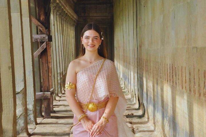 Angkor Wat Khmer Traditional Custom Dressing Experience