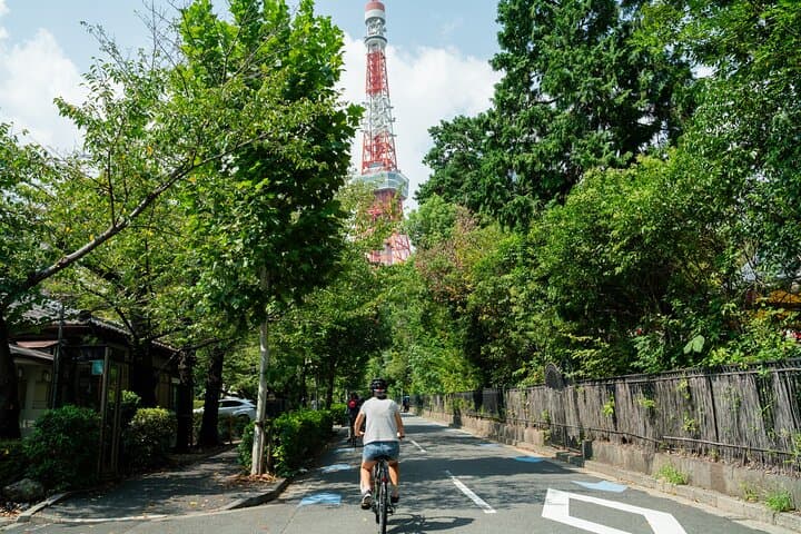 Tokyo Tower Area 3h Guided E-bike Tour
