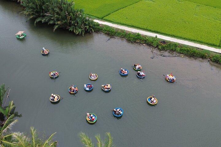 Coconut Basket Boat in Hoi An village
