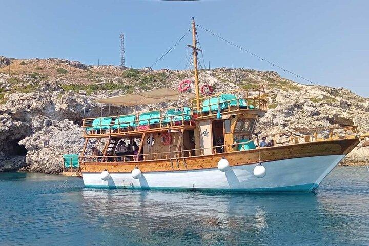 All Day Cruise in Rhodes ,Traditional Luxury Boat (All Inclusive)