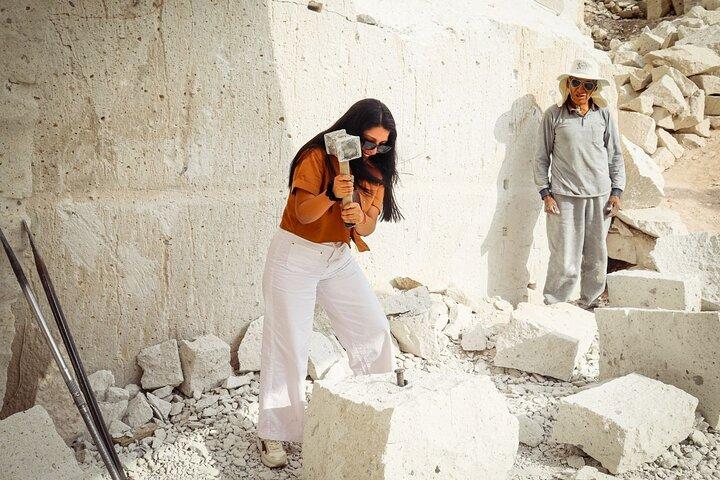 Sillar Route and Culebrillas Tour Culture and Nature in Arequipa