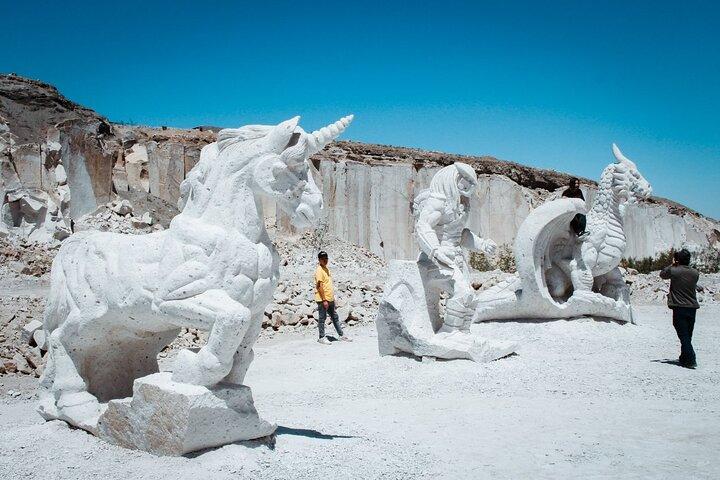 Sillar Route and Culebrillas Tour Culture and Nature in Arequipa
