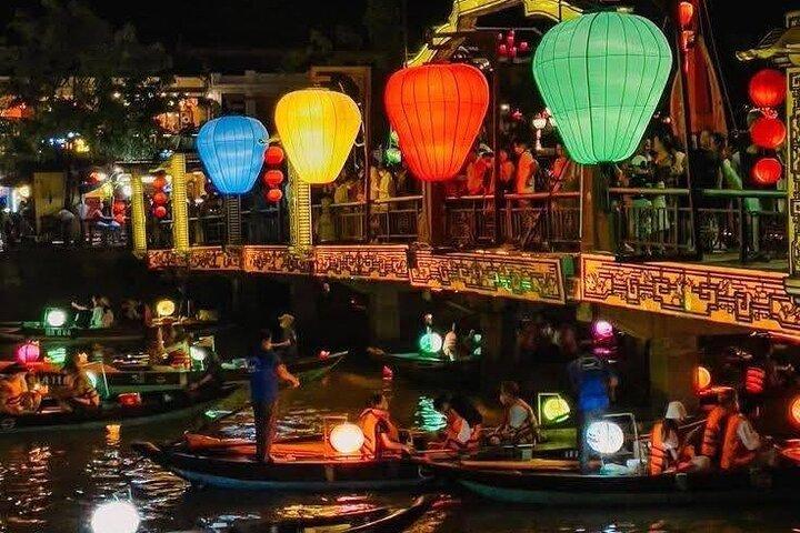 Guided Tour to Marble Mountains & Hoi An Walking Tour , Night Market, Boat Ride