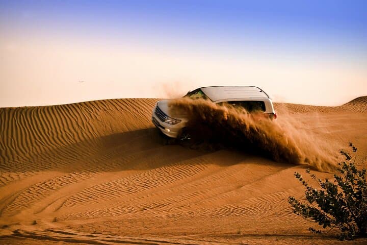 Exclusive Desert Safari Dubai with Camel Ride & Sandboarding