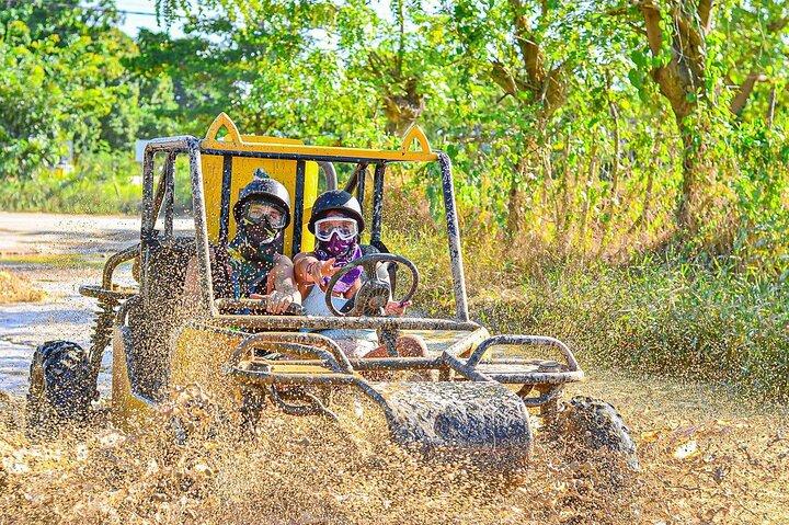 buggy Adventure in Punta Cana to water Cave and Macao Beach