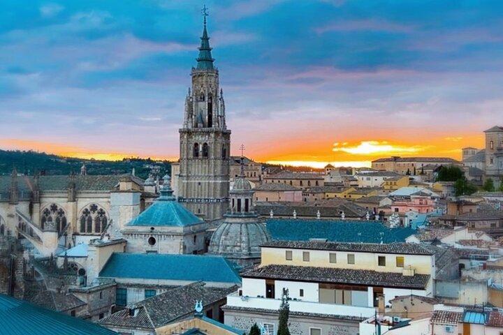 Toledo and the Quixote Mills from Madrid