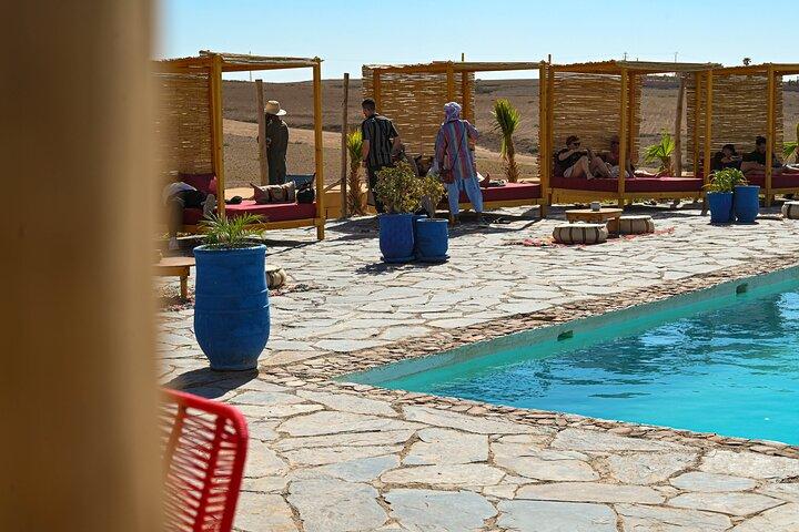 Agafay Desert Pool Day & Moroccan Dinner with Live Show