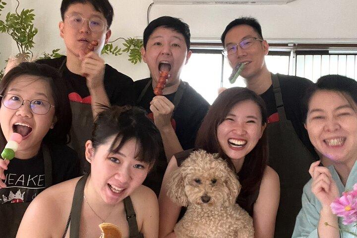 Mochi Matcha Gluten Free Japanese Sweets Class near Shibuya area