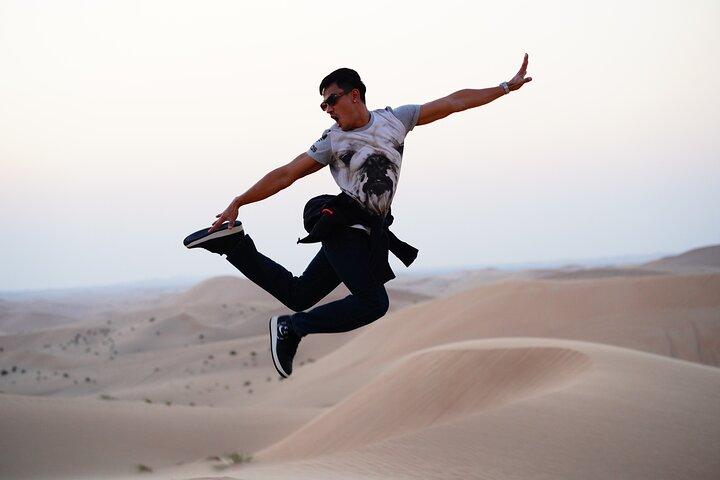 Morning/Afternoon Private Desert Safari, Camel Ride & Sand board