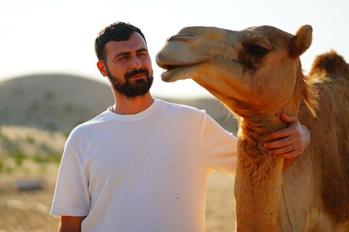 Morning/Afternoon Private Desert Safari, Camel Ride & Sand board