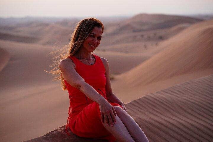 Morning/Afternoon Private Desert Safari, Camel Ride & Sand board