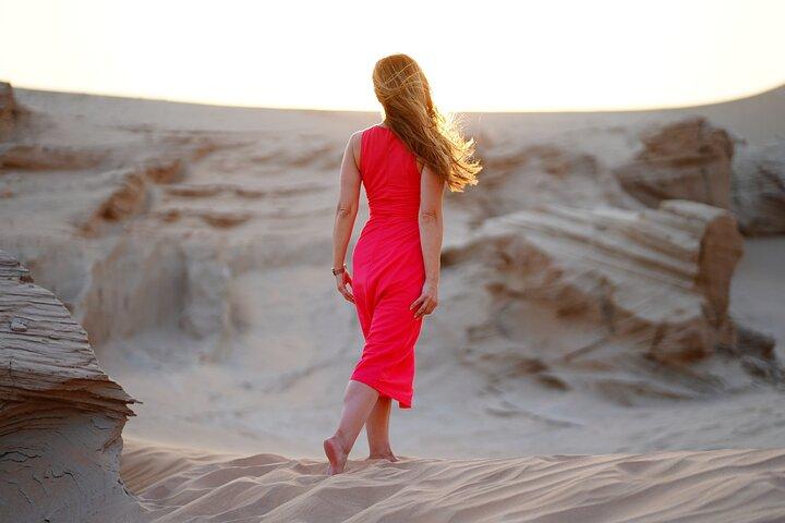 Morning/Afternoon Private Desert Safari, Camel Ride & Sand board