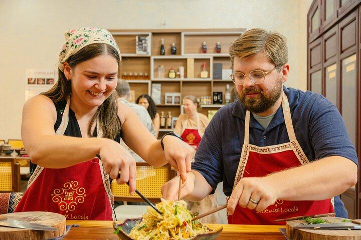Experience Hanoi Cooking Class with Free Wine Tasting