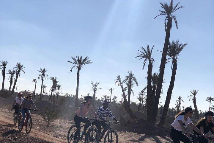 Cycling tour in marrakesh desert