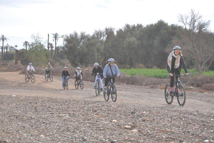 Cycling tour in marrakesh desert