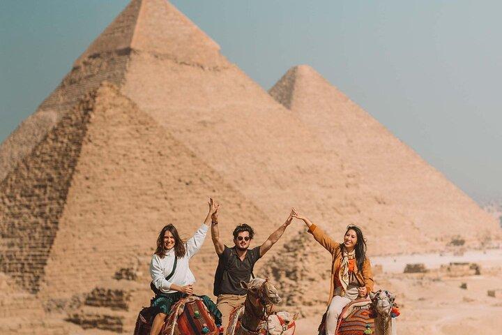 Sunset or Sunrise or anytime Camel Ride around Giza Pyramids
