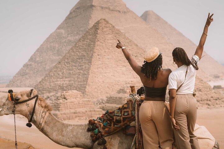 Sunset or Sunrise or anytime Camel Ride around Giza Pyramids