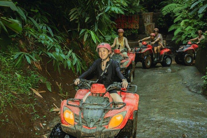 Ubud ATV Quad Bike Ride: Tunnel & Waterfall Adventure Tour Bali