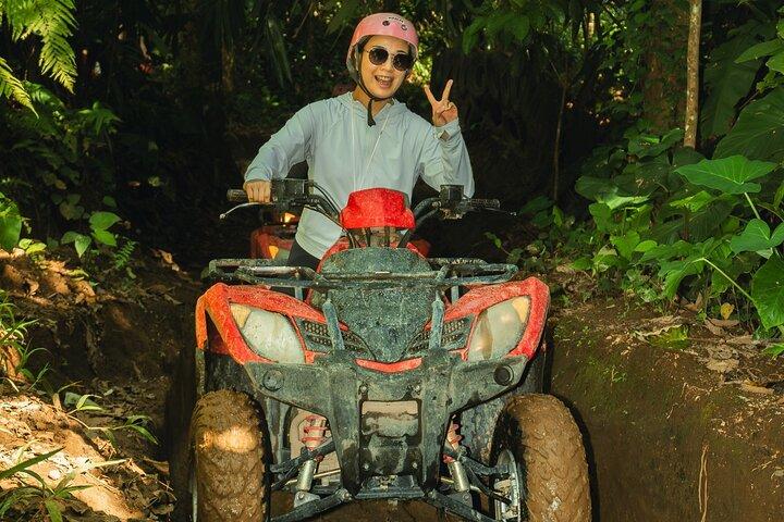 Ubud ATV Quad Bike Ride: Tunnel & Waterfall Adventure Tour Bali