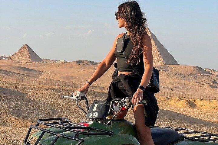 Giza pyramids ,sphinx ,quad bike &camel ride Private Excursion