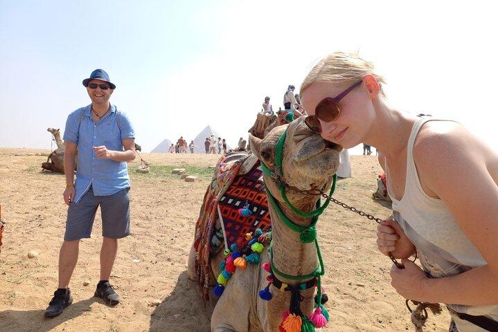Giza Pyramids Sphinx & Egyptian Museum Private Full Day Tour