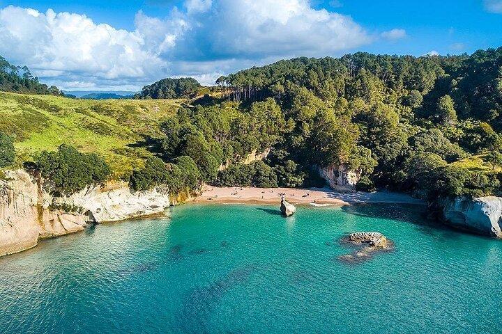 Cathedral Cove & Hot Water Beach with Lunch from Auckland