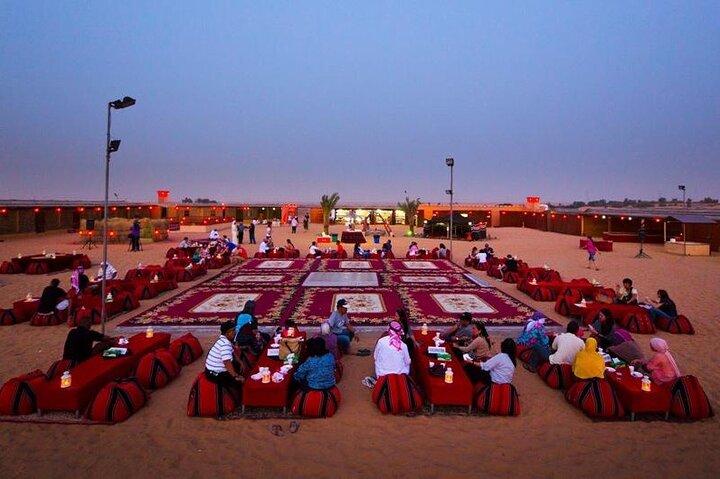 Luxury Desert Safari with Dune Bashing Camel Rides and BBQ Dinner