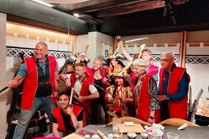 Luxury Samurai Sushi Dining Show in Asakusa Tokyo