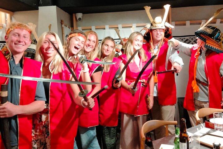 Luxury Samurai Sushi Dining Show in Asakusa Tokyo