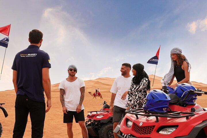 Dubai Desert Safari - Camel Ride, Sandboarding & Quad Bike