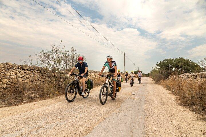 Lecce to Gallipoli E-Bike Tour with Swim, Farm Tasting +Taxi back