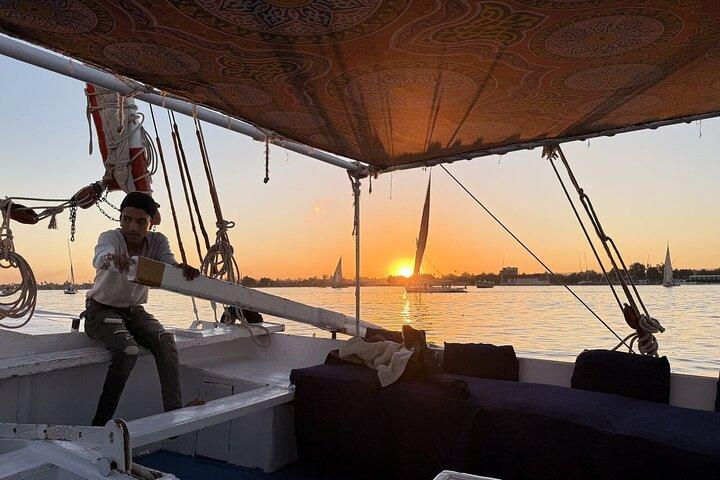 Sunset Felucca Sailing Boat Ride Pick-up And H Drinks