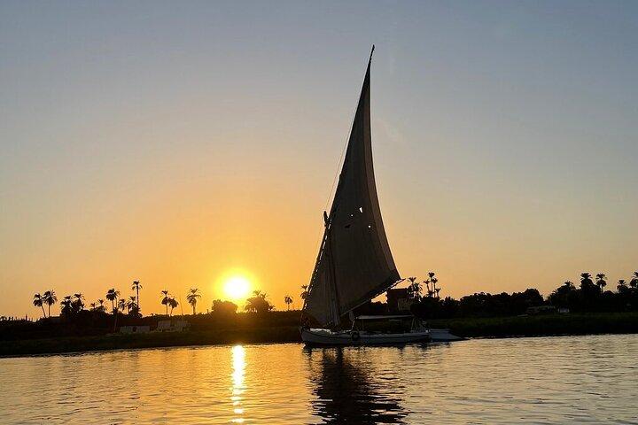 Sunset Felucca Sailing Boat Ride Pick-up And H Drinks