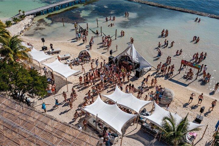 Adults-Only Sunset Catamaran Cruise to Isla Mujeres